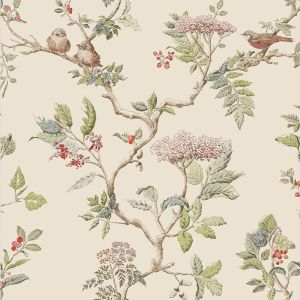 Laura Ashley Elderwood Wallpaper Natural 113346