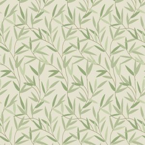 Laura Ashley Willow Leaf Wallpaper Hedgerow Green 113364