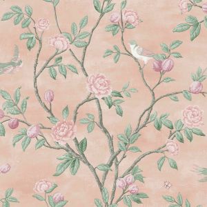 Laura Ashley Eglantine Wallpaper Blush Pink 113372