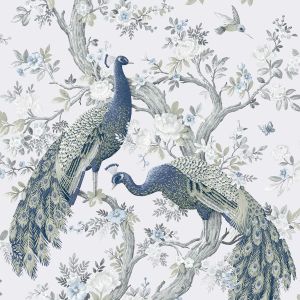 Laura Ashley Belvedere Wallpaper Midnight Blue