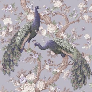 Laura Ashley Belvedere Wallpaper Pale Iris