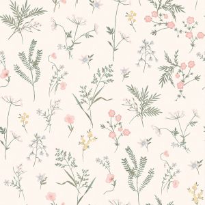 Laura Ashley Crosswell Wallpaper Coral Pink