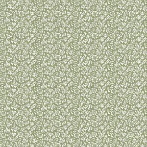 Laura Ashley Sweet Alyssum Wallpaper Moss Green 