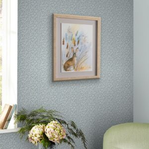 Blue Sweet Alyssum Wallpaper Pale Seaspray Laura Ashley 