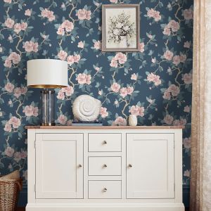 Laura Ashley Floral Wallpaper