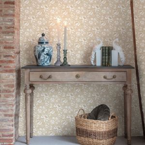 Tamara Wallpaper Gold 130101 Laura Ashley