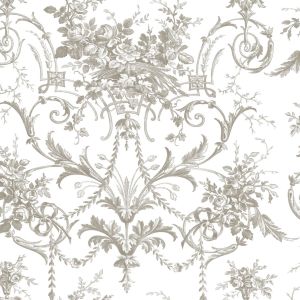 Dark Dove Grey Laura Ashley Tuileries Wallpaper 130111