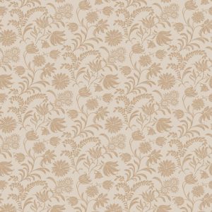 Laura Ashley Floral & Leaves Wallpaper Caramel 140318