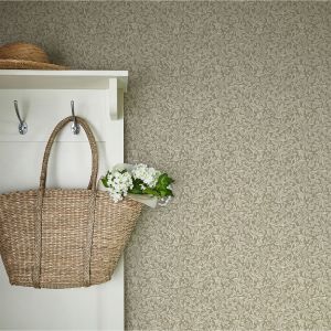 Laura Ashley Birds and Leaves Wallpaper Lichen 140320