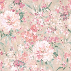 Laura Ashley Mayville Wallpaper Plaster Pink 140329