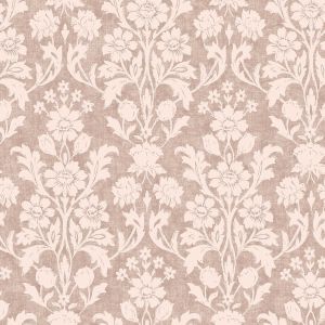 Laura Ashley Damask Silhouette Wallpaper Plaster Pink 143323