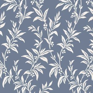 Laura Ashley Foliage Wallpaper Blue 143326