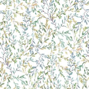 Laura Ashley Brayton Leaves Wallpaper Fresh Green 143329