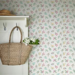 143330 Laura Ashley Keeleigh Posy Wallpaper Multi 