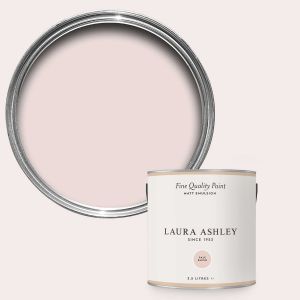 Laura Ashley Pale Blush Matt Emulsion Paint - Perfect for interior walls and ceilings