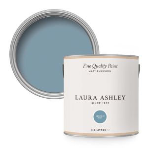 Laura Ashley Newport Blue Matt Emulsion Paint - Interior Walls and Criling