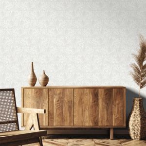 Laurence Llewelyn-Bowen Vintage Floral and Leaves Rambleicious Wallpaper Beige / Cream LB25106
