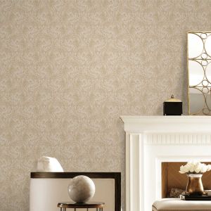 Laurence Llewelyn-Bowen Yellow Botanical Floral Arts & Crafts Wallpaper LB25110