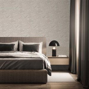 Laurence Llewelyn-Bowen Botanical Arts & Crafts Inspired Down the Dilly Wallpaper Beige / Neutral LB25112
