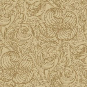 Laurence Llewelyn-Bowen Down the Dilly Vintage Botanical Wallpaper Monochrome Yellow LB25113