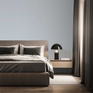 Laurence Llewelyn-Bowen Plain Pale Blue Textured Wallpaper LB25117