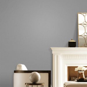Laurence Llewelyn-Bowen Silver Grey Plain Texture Wallpaper LB25121