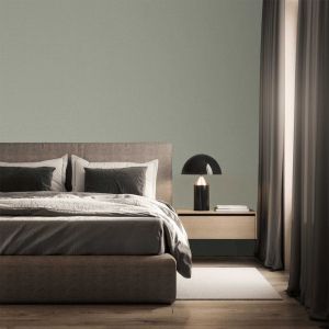 Nuance Sage Green Plain Texture Wallcovering by Laurence Llewelyn-Bowen LB25123