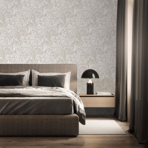 LB25139 Laurence Llewelyn-Bowen Hedgerovia Floral Wallpaper Beige 