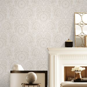 LB25151 Laurence Llewelyn-Bowen Sunnyside Up Floral Wallpaper Beige