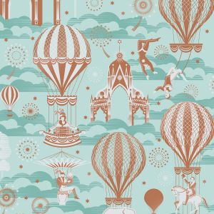 Pleasure Gardens Wallpaper Pale Verdigris Mini Moderns AZDPT042PV