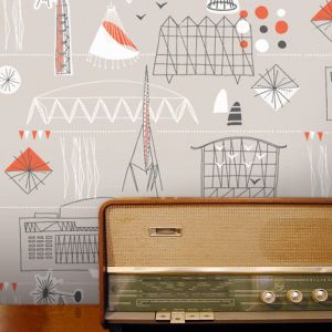Festival Wallpaper Stone Mini Moderns AZDPT014ST 