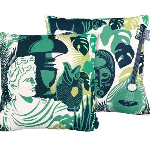 MIM151z - Mini Moderns Art Room Cushion Coach Emerald