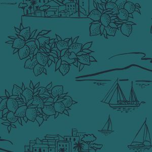 Travelogue Collection Limoneto Wallpaper Lido Mini Moderns MMTLG04LI