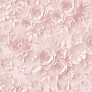 M44603 My Kingdom Origami Flowers Pink Muriva 