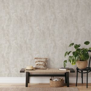 Textured Cream Wallpaper By Muriva