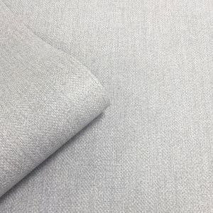 Plain Texture Vinyl Wallpaper Light Grey Muriva M67309