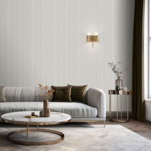 Venezia Stripe Wallpaper Natural Muriva M66517