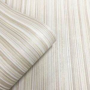 Embossed Stripe Wallpaper Natural Muriva M66517