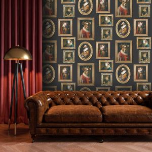 Muriva Regal Animals Wallpaper Multi