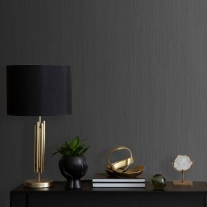 Alethia Black Textured Wallpaper Muriva 227513