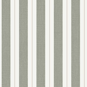 Dark Sage Striped Wallpaper Muriva N05614