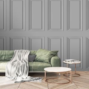 Wood Panel Wallpaper Grey The Design Library 283258