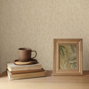 Plain Texture Boho Wallpaper Oatmeal Rasch 571066