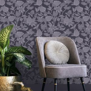 Ted's Enchanted Collection Benga Wallpaper Purple, Ted Baker 12515