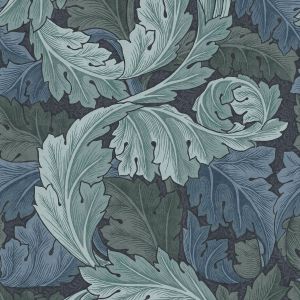 William Morris At Home Acanthus Wallpaper Blue 124225