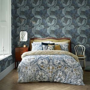 Acanthus Wallpaper William Morris At Home Blue 124225