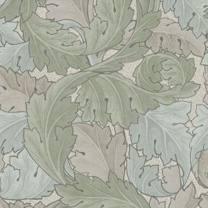 William Morris At Home Acanthus Wallpaper Sage / Duck Egg 124228