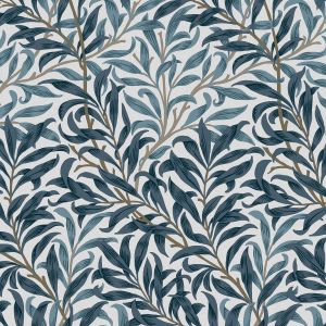 William Morris At Home Willow Bough Wallpaper White / Blue 124245