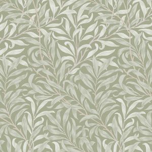 William Morris At Home Willow Bough Wallpaper Sage Green 124248