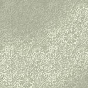 William Morris At Home Marigold Floral Wallpaper Fibrous Sage Green 124256
